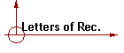 Letters of Rec.
